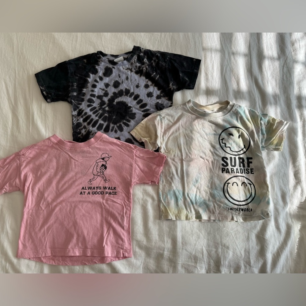 Zara Boys Tshirt Bundle of 3, size: 12-18 months